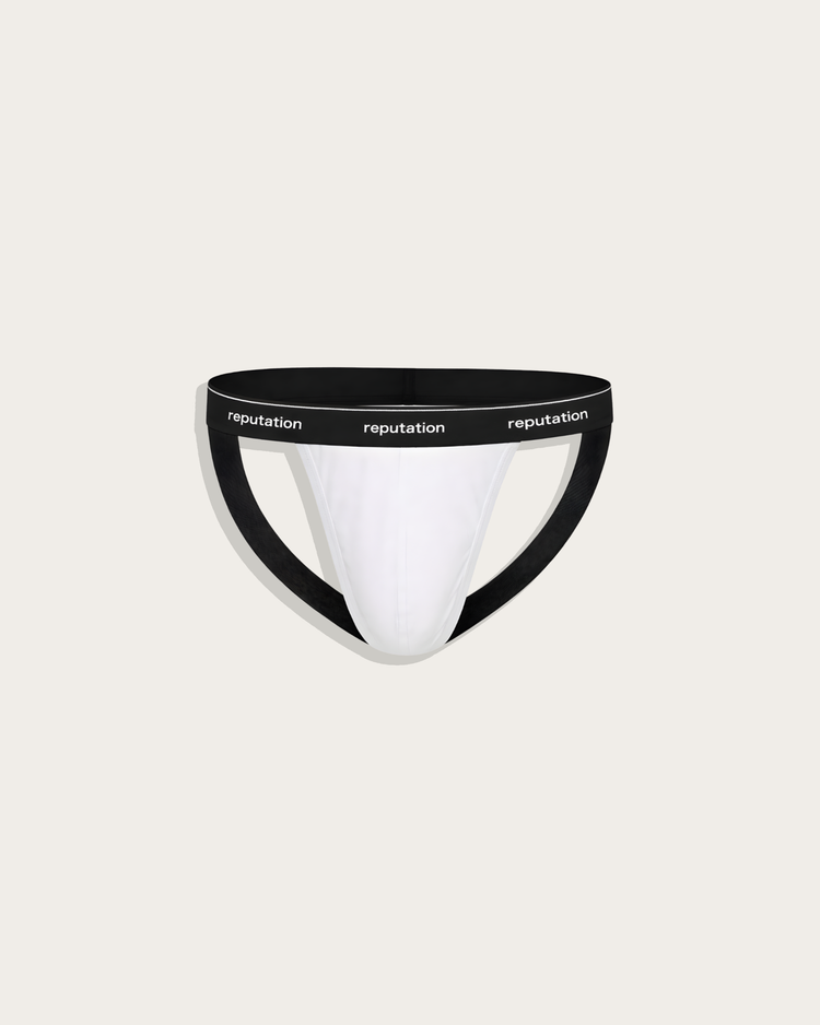 Reputation Signature Jock 01 in white, flat lay