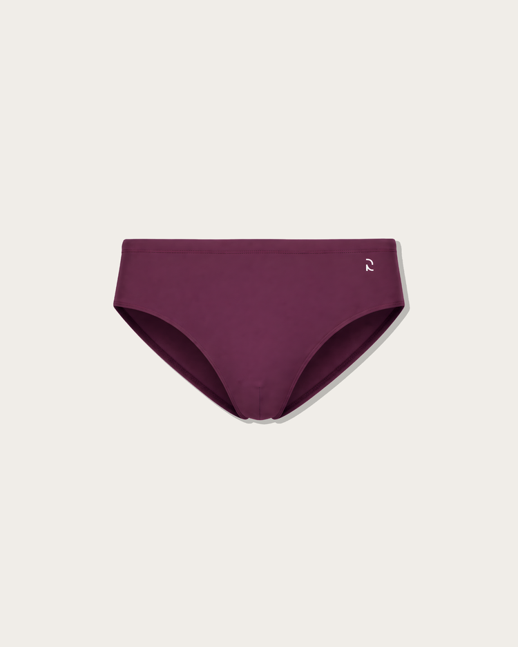 Reputation Signature Sunga 01 in noir plum, flat lay