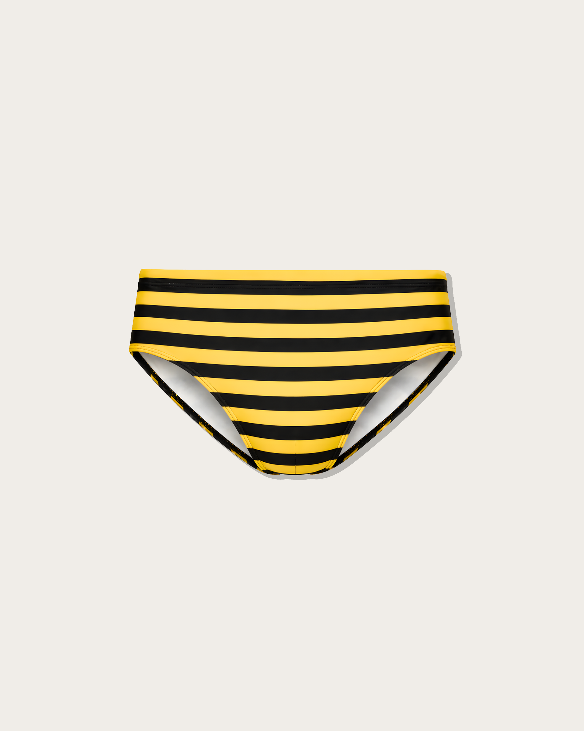 Reputation Signature Sunga 01 Stripe in yellow and black, flat lay